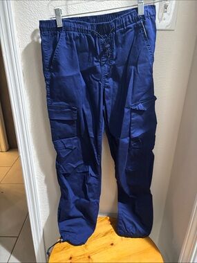 VIP Men's Blue Cargo Drawstring Pants 5/27